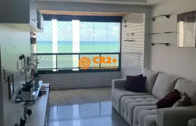 Alugo apartamento com 2 quartos e vista definitiva para o mar  72m²