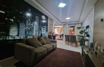Apartamento com 130,89m² semimobiliado à venda no bairro centro de jaraguá do sul
