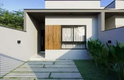 Casas geminadas com projeto moderno – a partir de r$299 mil