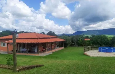 Chácara com 4 dormitórios à venda, 5000 m² por r$ 800.000,00 - alpes das águas - são pedro/sp