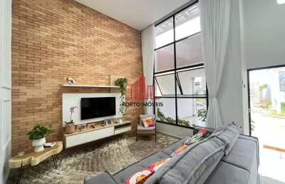 Casa à venda de porteira fechada no condominio portal ville jardim europa, boitu