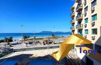 Apartamento 2 quartos sendo 1 suíte vista mar, praia do forte cabo frio !!!