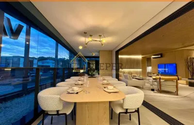 Luxuoso apartamento à venda em joinville-sc, bairro atiradores, 4 quartos, 3 suítes, 226m² de área.