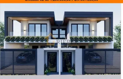 Imperdível oportunidade: sobrado geminado a venda em joinville-sc, bairro glória, 3 quartos, 1 suíte, 4 vagas, 208,68m²!