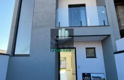 Sobrado novo à venda no bairro mirage, mogi das cruzes, 3 dormitórios, 1 suíte.