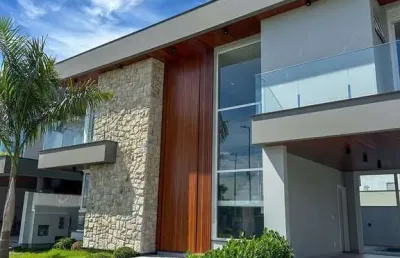 Casa com 3 suítes e piscina à venda no reserva da pedra, palhoça