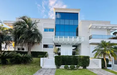 Casa 9 dormitórios, piscina, lareira, churrasqueira -  jurerê internacional, florianópolis - sc