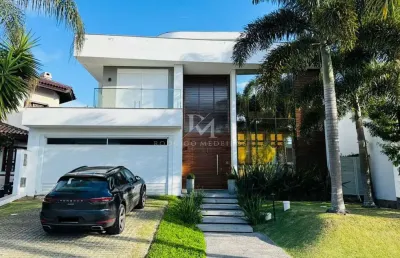 Casa 5 suítes, mobiliado, piscina - jurerê internacional, florianópolis/sc