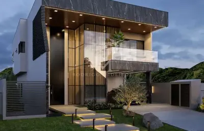 Casa de alto padrão à venda em florianópolis – casa milano com 5 suítes