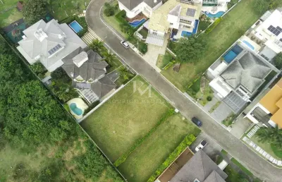 Terreno à venda no casablanca residence club, cacupé, florianópolis, 513 m²