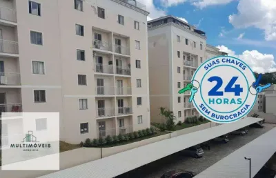 Apartamento com 3 dormitórios para alugar, 80 m² por r$ 2.222,07/mês - são pedro - juiz de fora/mg