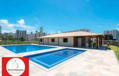 Apartamento para venda em lauro de freitas, caixa d`agua, 2 dormitórios, 1 banheiro, 1 vaga