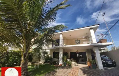 Casa em condomínio para venda em lauro de freitas, buraquinho, 4 dormitórios, 3 suítes, 6 banheiros, 3 vagas