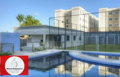 Apartamento para venda em camaçari, boa união (abrantes), 2 dormitórios, 1 banheiro, 1 vaga