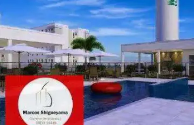 Apartamento para venda em camaçari, alphaville (abrantes), 2 dormitórios, 1 banheiro, 1 vaga