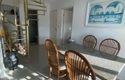 Cobertura para venda em lauro de freitas, caji, 3 dormitórios, 2 banheiros, 1 vaga