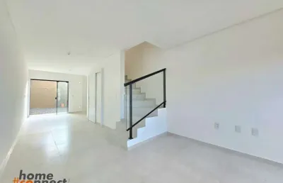 Sobrado geminado à venda, 2 quartos, 2 suítes, 1 vaga, iririú - joinville/sc