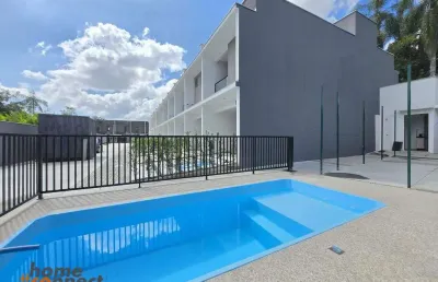 Sobrado geminado à venda, 3 quartos, 1 suíte, 2 demi-suítes, 1 vaga, itaum/floresta - joinville/sc