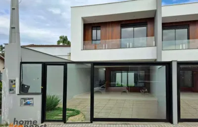Sobrado geminado novo com 3 suítes e escritório à venda no saguaçú – de r$ 1.380.000,00 por r$1.299.000,00 por tempo limitado!!