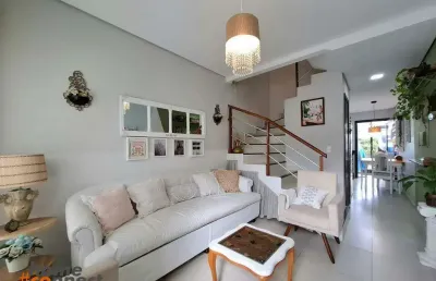 Sobrado geminado à venda, 2 quartos, 2 vagas, aventureiro - joinville/sc