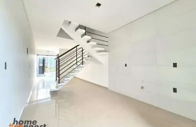 Sobrado geminado à venda, 2 quartos, 2 suítes, 1 vaga, petrópolis - joinville/sc