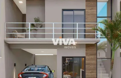 Sobrado com 3 dormitórios à venda, 98 m² - são vicente - itajaí/sc