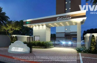 Apartamento com 3 dormitórios à venda, 57 m² - cordeiros - itajaí/sc