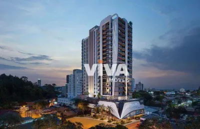 Studio com 1 dormitório à venda, 36 m² - praia brava - itajaí/sc