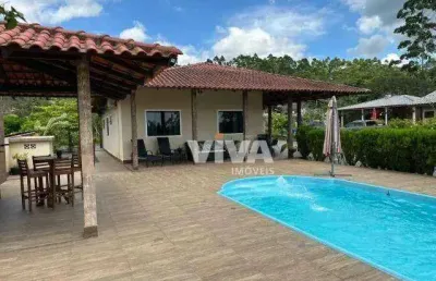 Chácara com 3 dormitórios à venda, 2500 m² por r$ 950.000,00 - porto escalvados - navegantes/sc