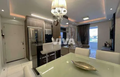 Apartamento com 2 dormitórios à venda, 54 m² por r$ 450.000,00 - cordeiros - itajaí/sc