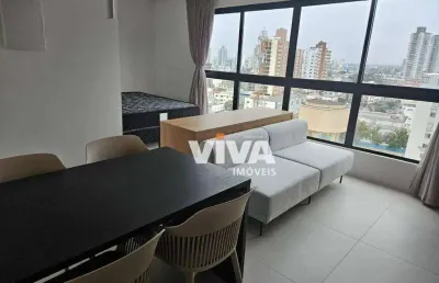 Apartamento com 1 dormitório para alugar, 40 m² por r$ 3.970,00/mês - centro - itajaí/sc