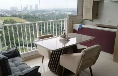 Apartamento para locação em barueri, alphaville, 2 dormitórios, 2 suítes, 3 banheiros, 2 vagas