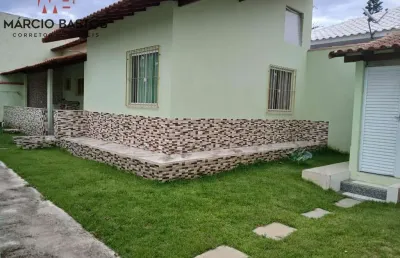 Casa para venda em araruama, coqueiral, 2 dormitórios, 1 banheiro, 1 vaga