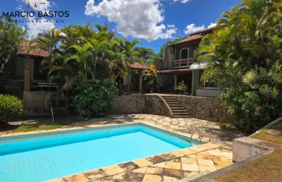 Casa para venda em araruama, areal, 4 dormitórios, 1 suíte, 3 banheiros, 2 vagas