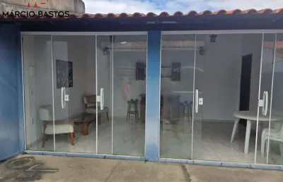 Casa para venda em araruama, vila capri, 2 dormitórios, 1 suíte, 3 banheiros, 1 vaga