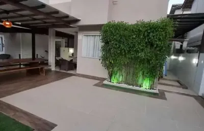 Casa em condomínio fechado com 4 quartos à venda na rua do bosque, 1, boa união, camaçari por r$ 660.000