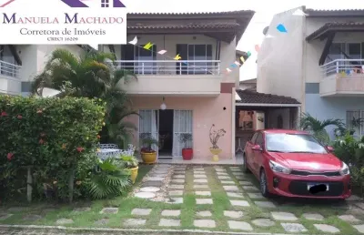 Casa em condomínio fechado com 3 quartos para alugar na alameda praia de guaratuba, 2, stella maris, salvador por r$ 7.000