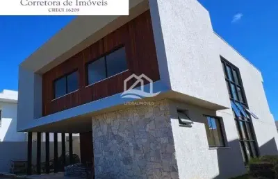 Casa em condomínio fechado com 4 quartos à venda na r. imbassaí, abrantes, camaçari por r$ 1.970.000