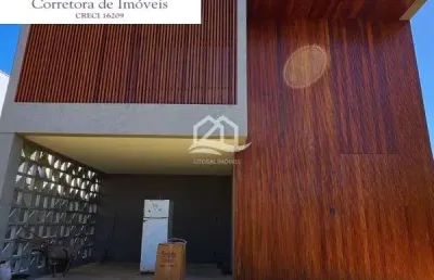 Casa em condomínio fechado com 4 quartos à venda na r. imbassaí, abrantes, camaçari por r$ 1.870.000