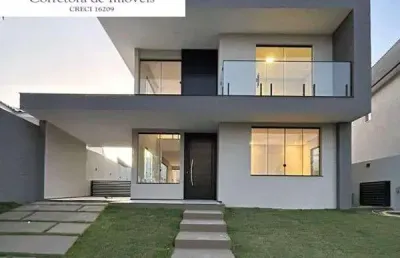 Casa em condomínio fechado com 4 quartos à venda na rua sucupira, s/n, abrantes, camaçari por r$ 1.680.000