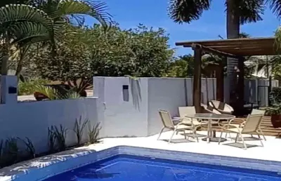Casa em condomínio fechado com 4 quartos à venda no catu de abrantes, camaçari  por r$ 1.150.000