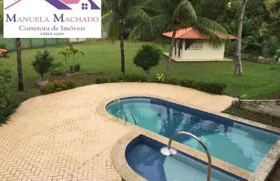 Casa em condomínio fechado com 5 quartos à venda na rua rio das graças, 1, recreio ipitanga, lauro de freitas por r$ 1.400.000