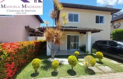 Casa em condomínio fechado com 3 quartos à venda na rua camuripeba, 1, piatã, salvador por r$ 990.000