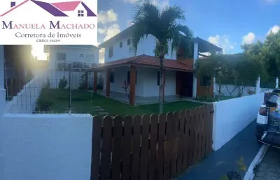 Casa em condomínio fechado com 4 quartos à venda na rua joão marques oliveira, 2, buraquinho, lauro de freitas por r$ 850.000