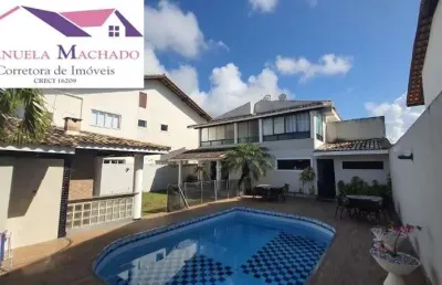 Casa em condomínio fechado com 4 quartos à venda na rua priscila b dutra, 5, buraquinho, lauro de freitas por r$ 1.525.000