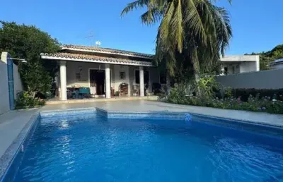 Casa em condomínio fechado com 4 quartos para alugar na avenida santos dumont km, 1, portão, lauro de freitas por r$ 6.500