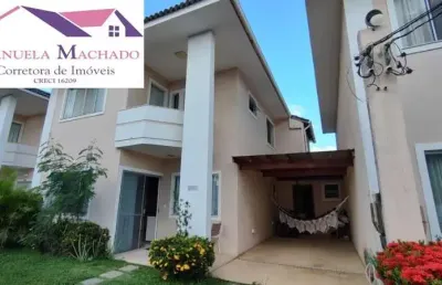 Casa em condomínio fechado com 4 quartos à venda na rua joão marques oliveira, 2, buraquinho, lauro de freitas por r$ 960.000