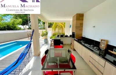 Casa com 4 quartos à venda na rua praia de tambaú, 3, vilas do atlantico, lauro de freitas por r$ 1.680.000