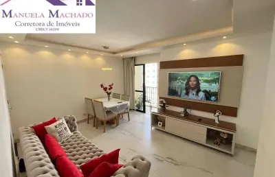 Apartamento com 3 quartos para alugar na rodovia ba-526, 2, jardim das margaridas, salvador, 80 m2 por r$ 3.800