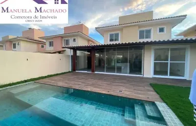 Casa em condomínio fechado com 4 quartos à venda na alameda praia de guaratuba, 2, stella maris, salvador por r$ 1.750.000